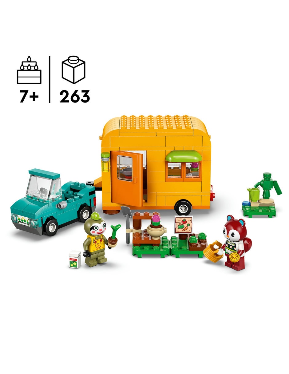 LEGO Caravana y Puesto de Flores de Gandulio 77054 6