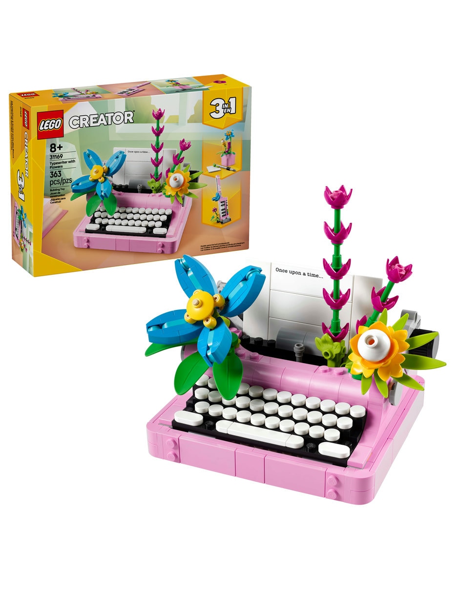 Máquina de Escribir con Flores 31169 Máquina de Escribir con Flores 31169