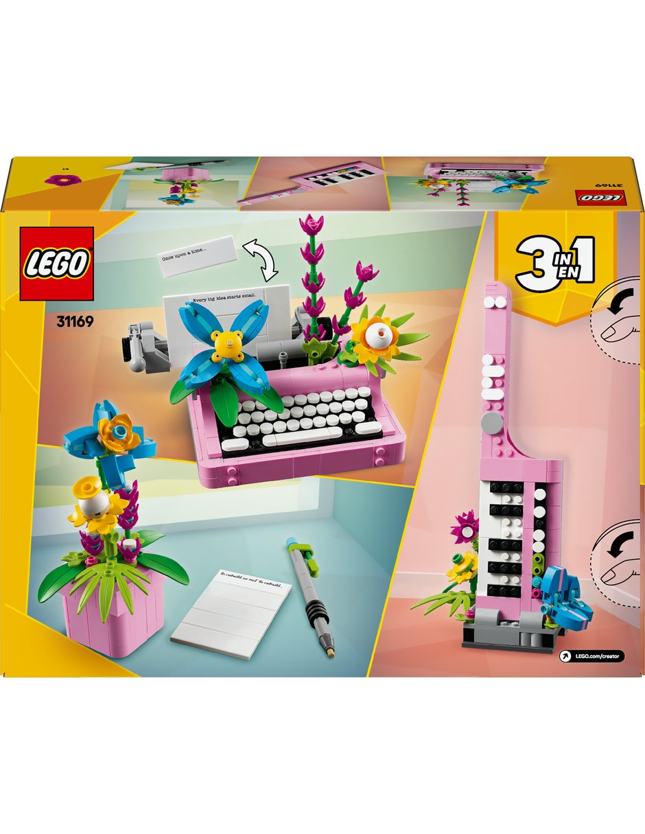 Máquina de Escribir con Flores 31169 3