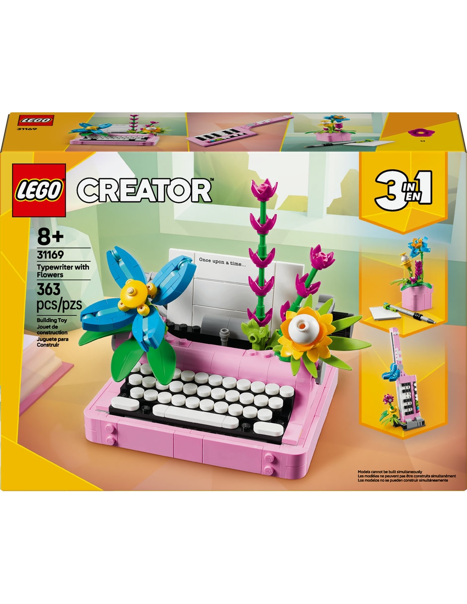 Máquina de Escribir con Flores 31169 4