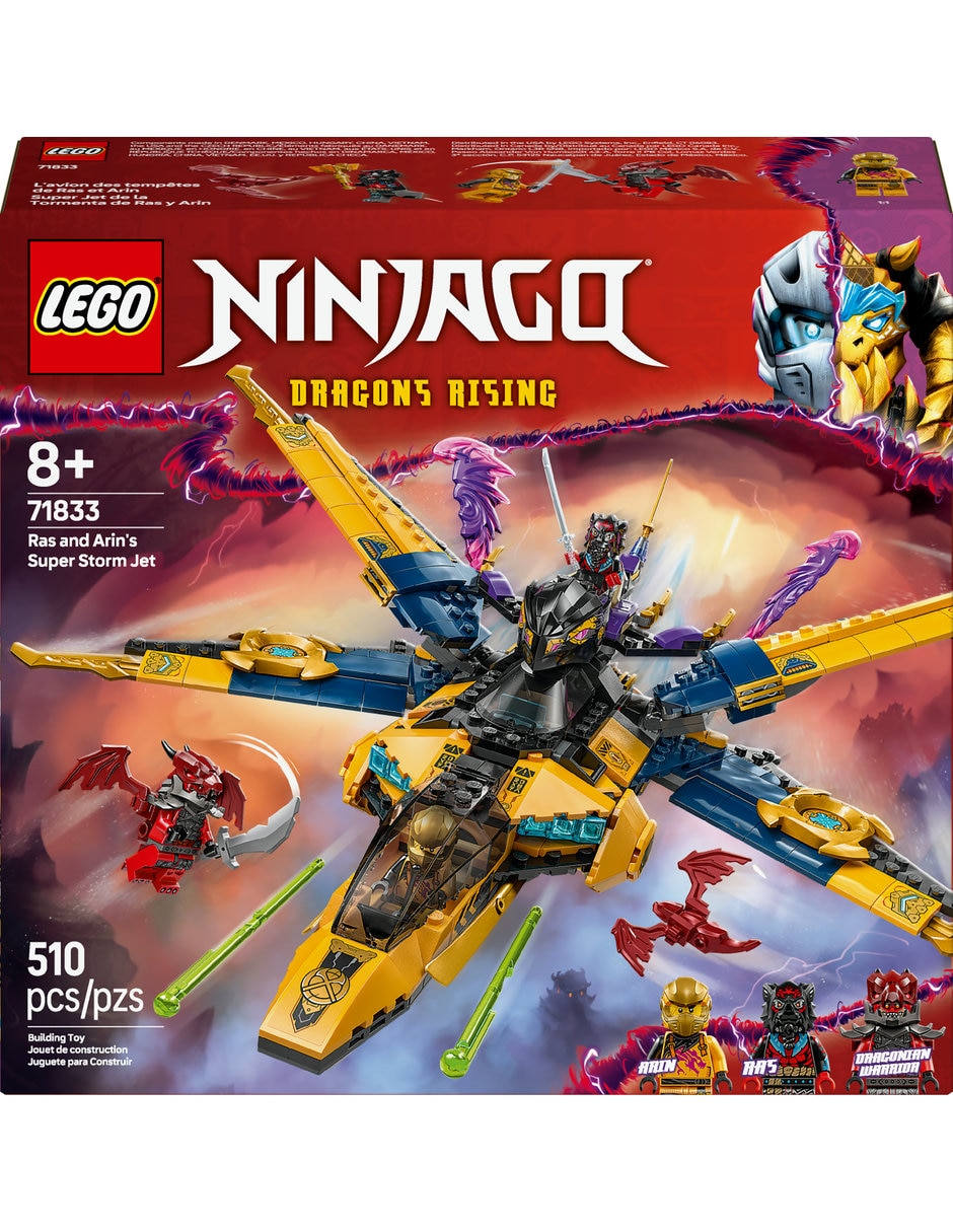 Super Jet de la Tormenta de Ras y Arin 71833 Dragons Rising 4