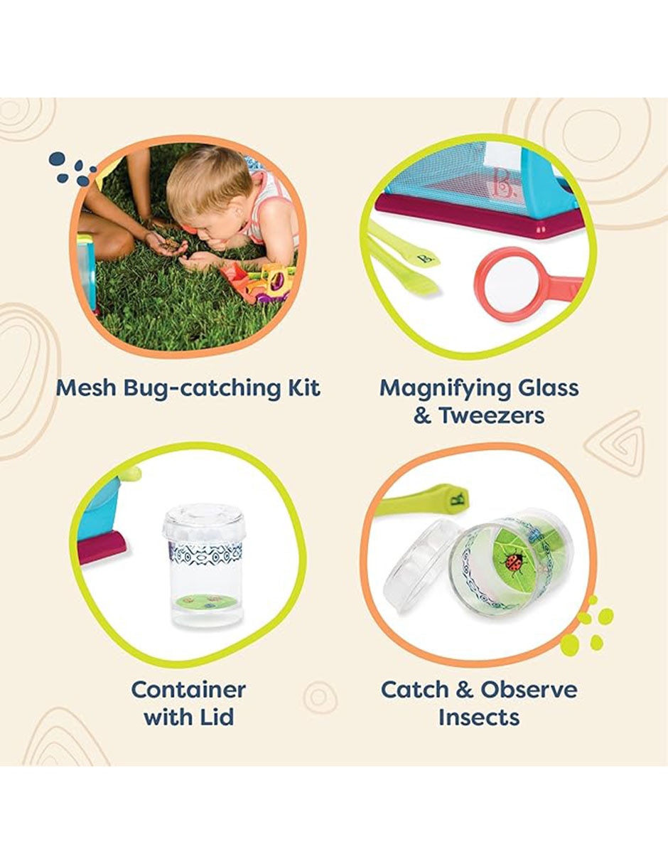 Kit Atrapa Bichos juego didáctico infantil unisex 2