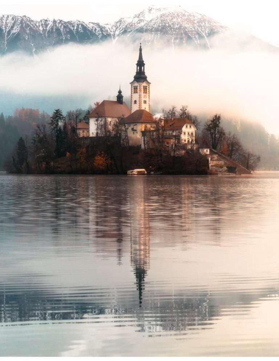 Rompecabezas Paisaje The Island of Wishes Bled, Slovenia 1500 piezas 2