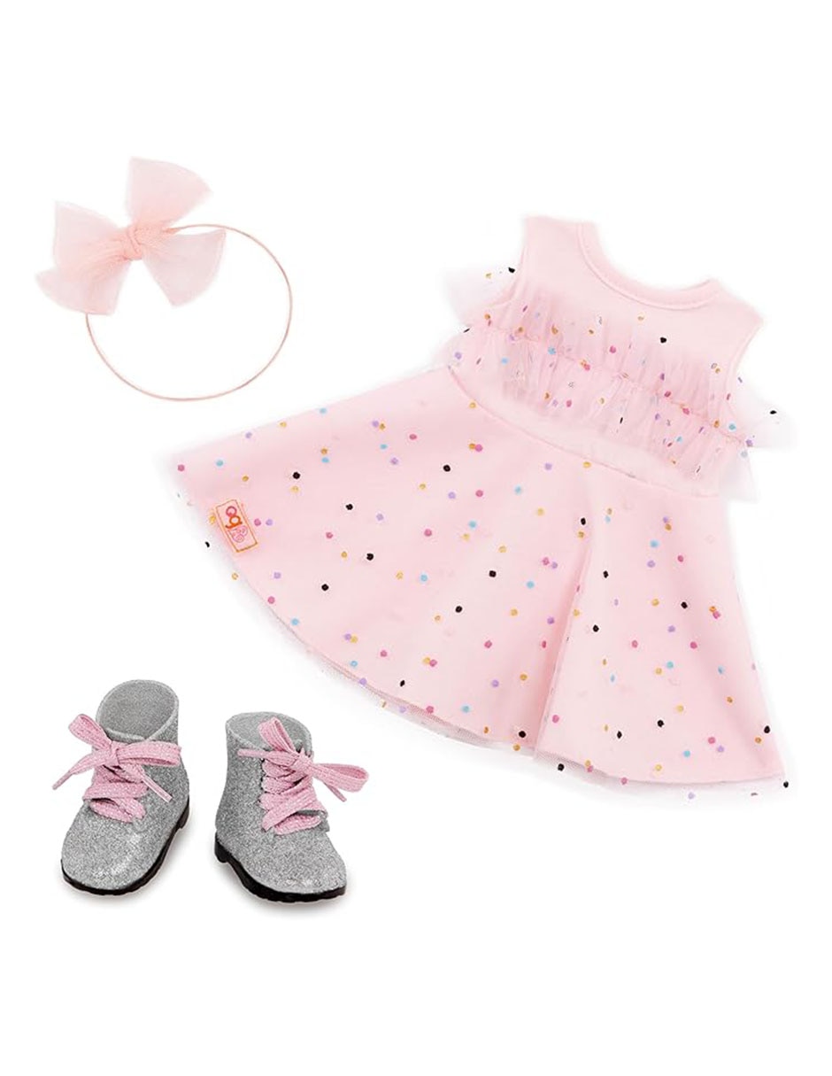 Conjunto de ropa para muñeca Pink & Colorfull