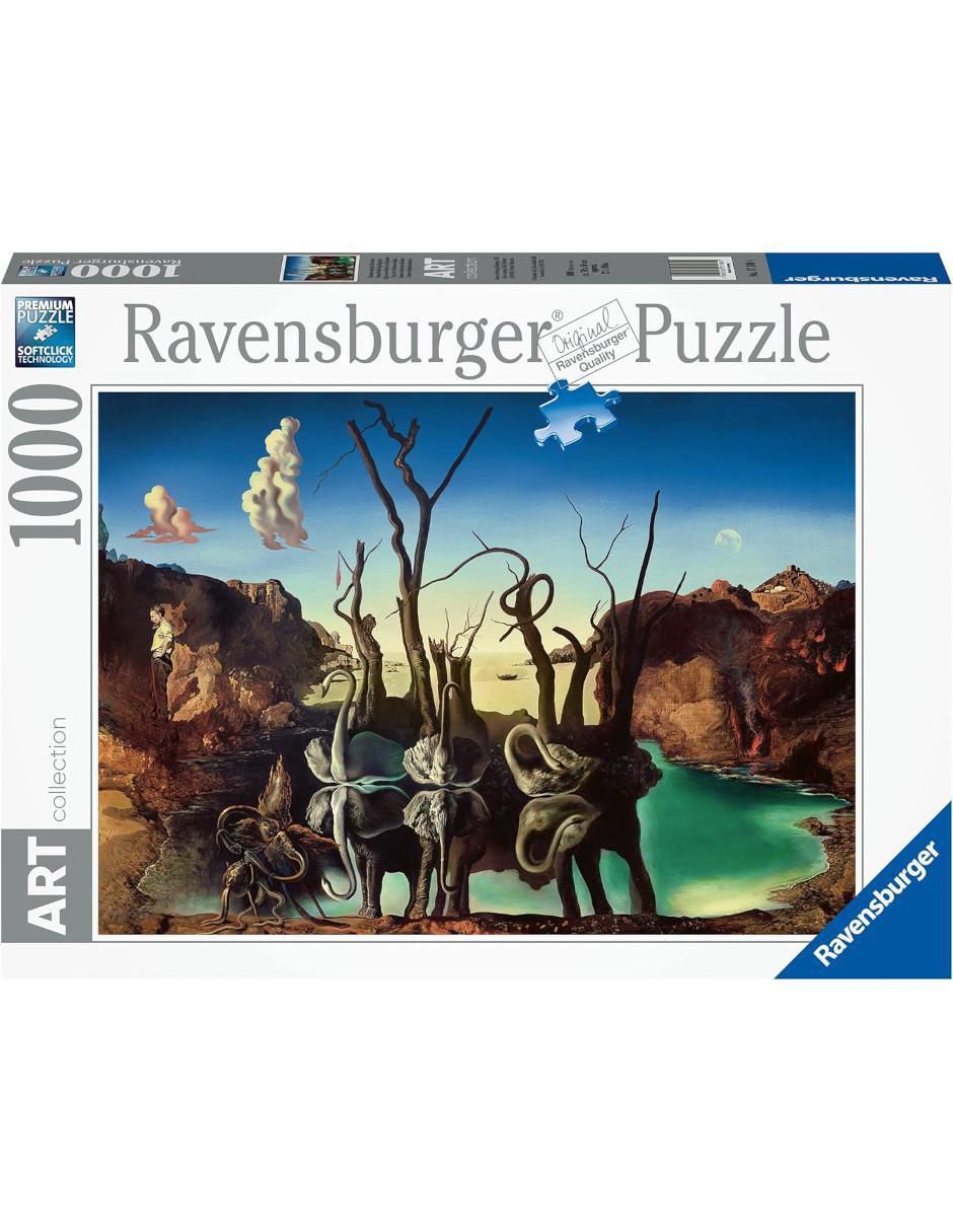 Rompecabezas Artistas Modernos Cisnes reflejando elefantes Salvador Dalí 1000 piezas Rompecabezas Artistas Modernos Cisnes reflejando elefantes Salvador Dalí 1000 piezas