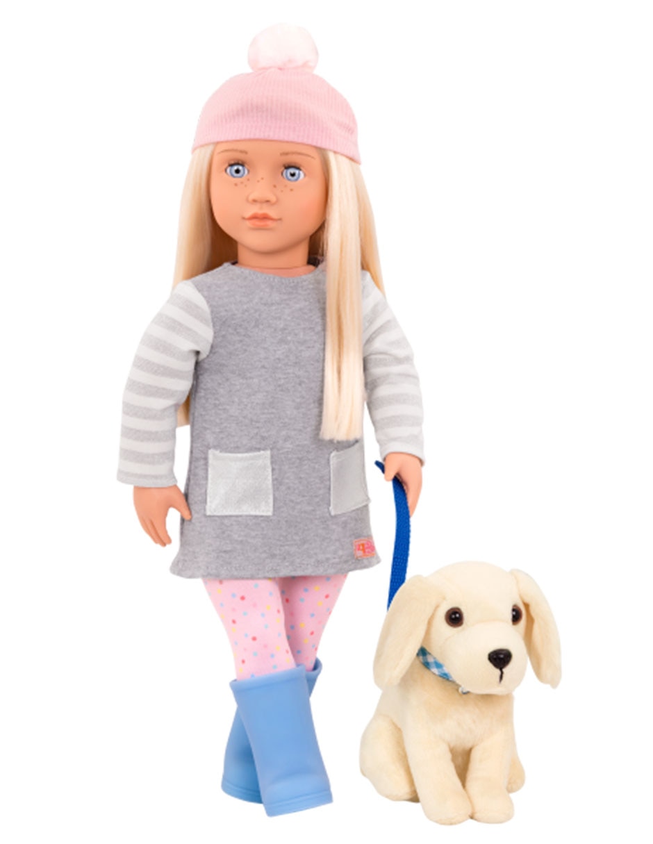 Muñeca Meagan & Cachorro Golden
