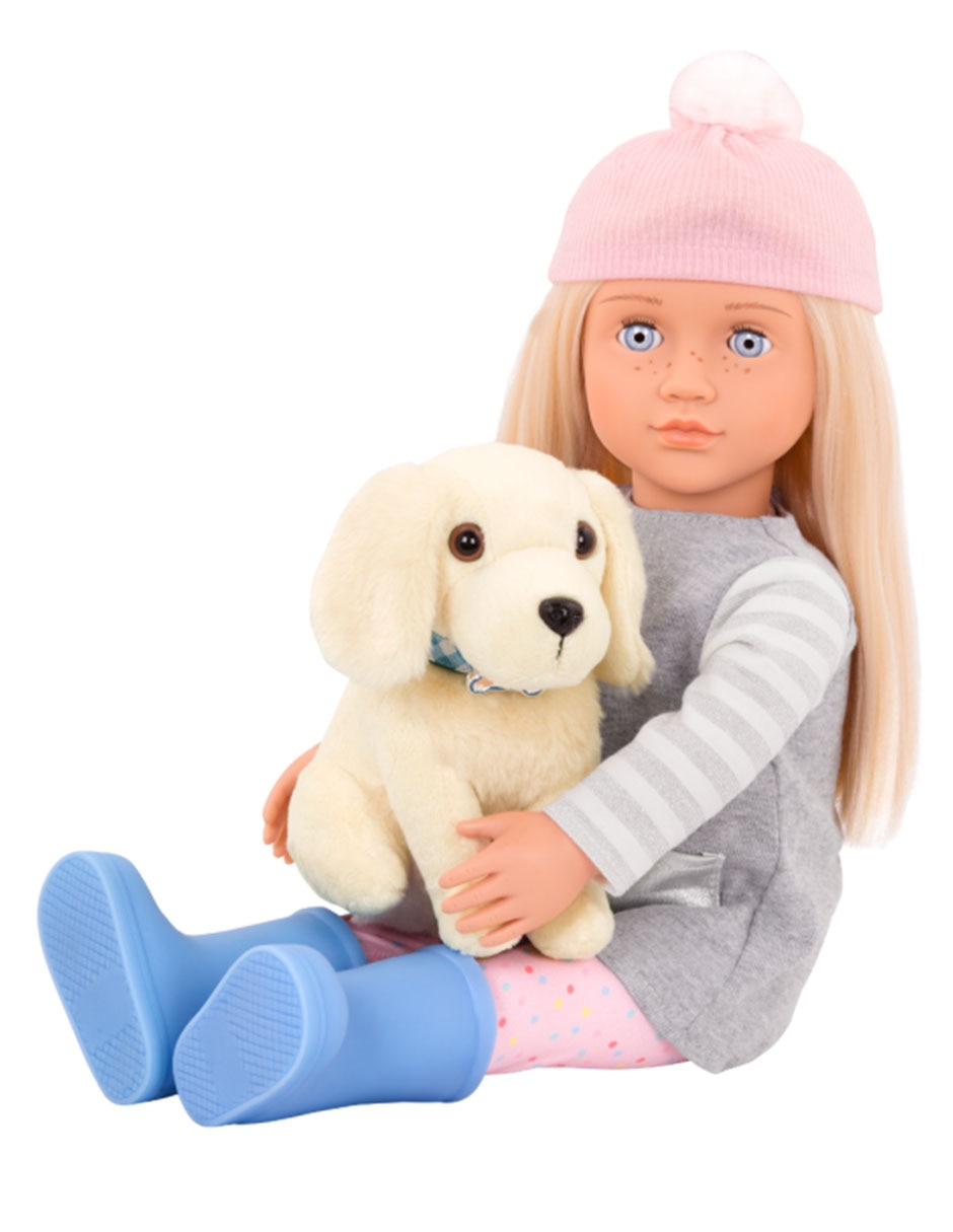Muñeca Meagan & Cachorro Golden 2