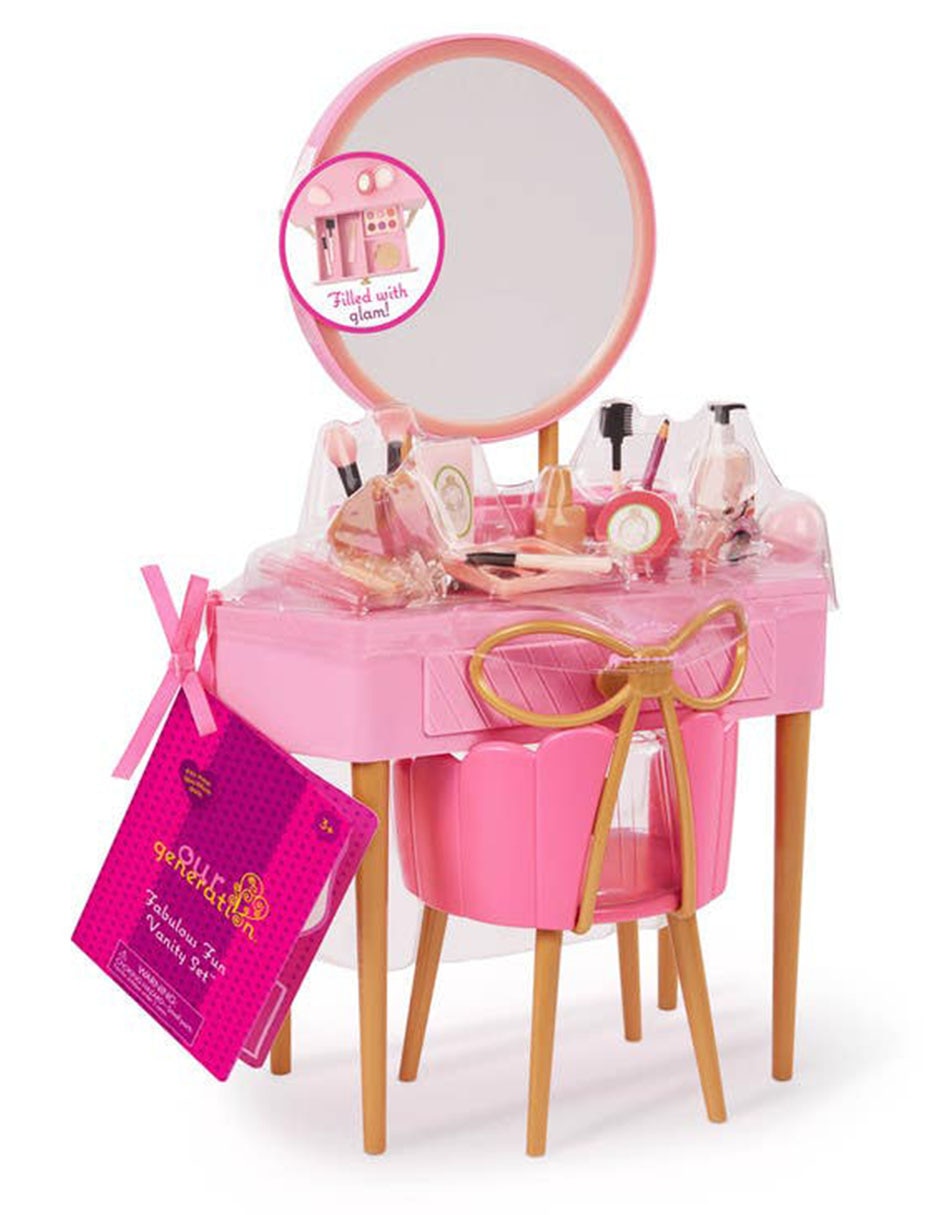 Silla para muñecas Vanity Set