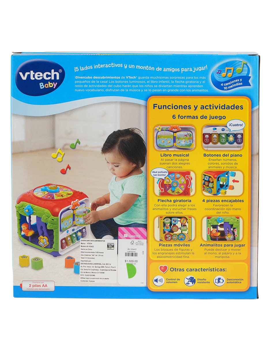 Divercubo descubrimientos juego musical infantil unisex 4