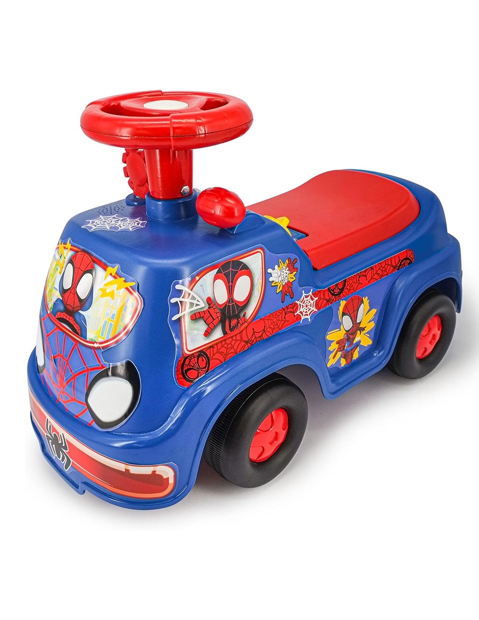 Automóvil montable Marvel Spider-Man de batería