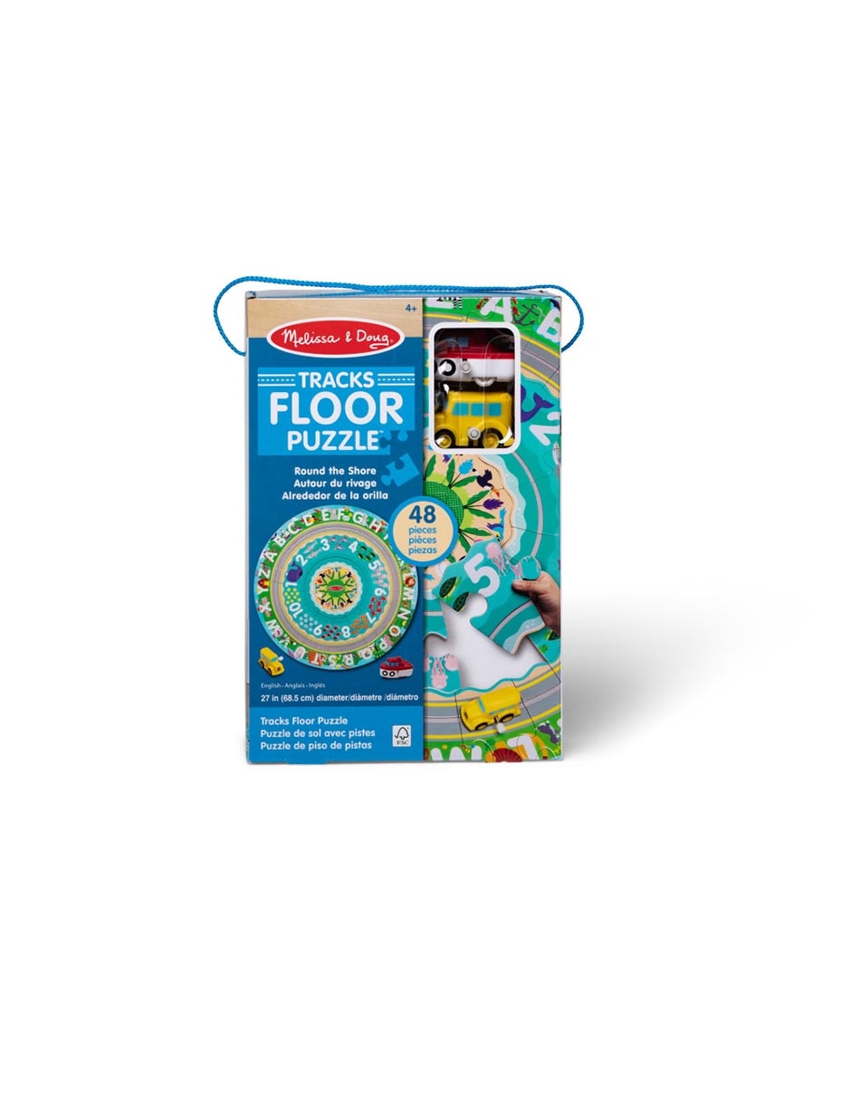 Rompecabezas animales Tracks Floor Puzzle 50 piezas