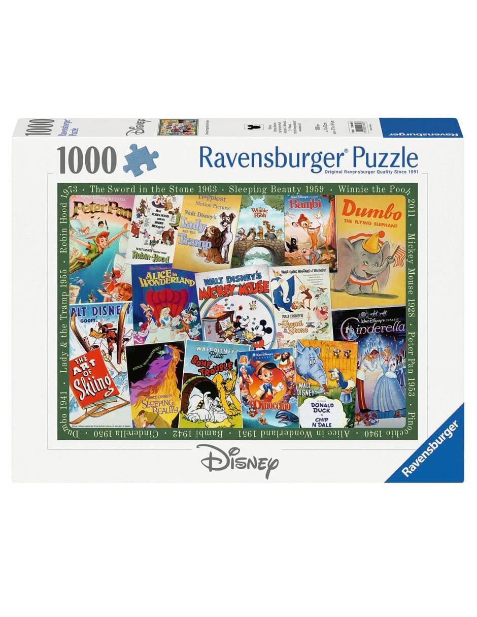 Rompecabezas Familia Disney Vintage Movie 1000 piezas