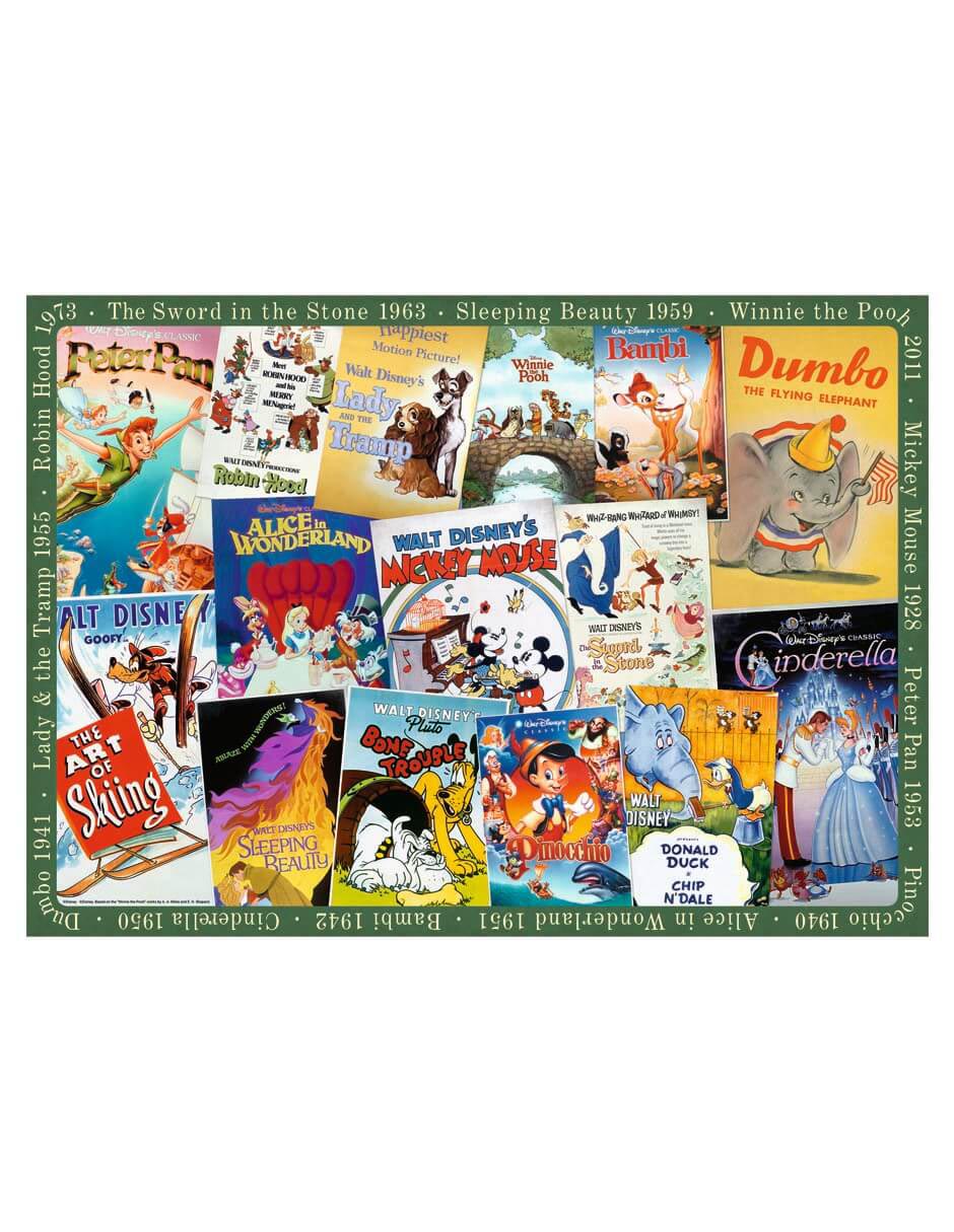 Rompecabezas Familia Disney Vintage Movie 1000 piezas 4