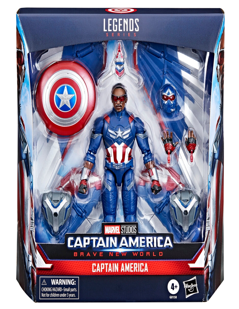 Figura de acción articulada Capitán América legend 8