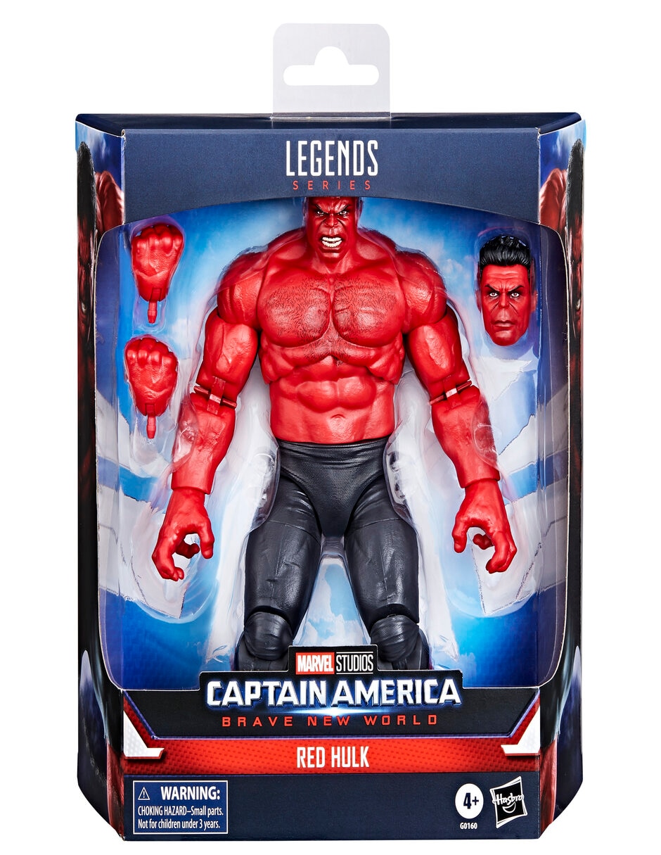 Figura de acción articulada Captain America Brave New World Red Hulk deluxe 7
