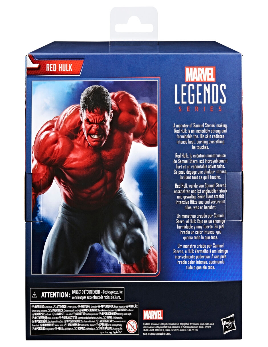 Figura de acción articulada Captain America Brave New World Red Hulk deluxe 8