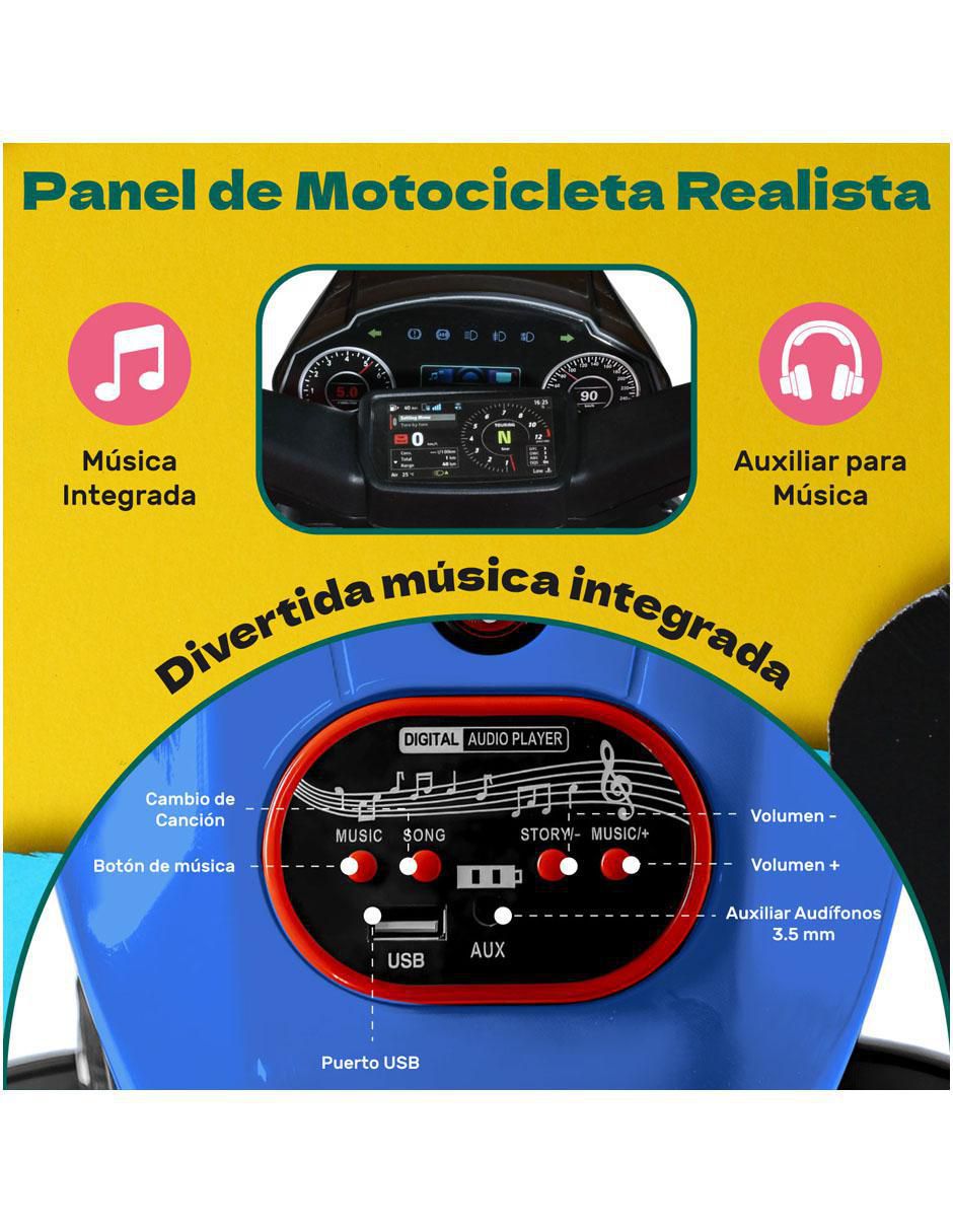 Moto montable recargable 5