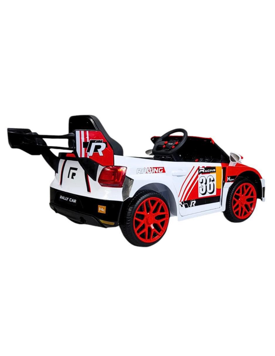 Automóvil montable The Baby Shop Rally de recargable