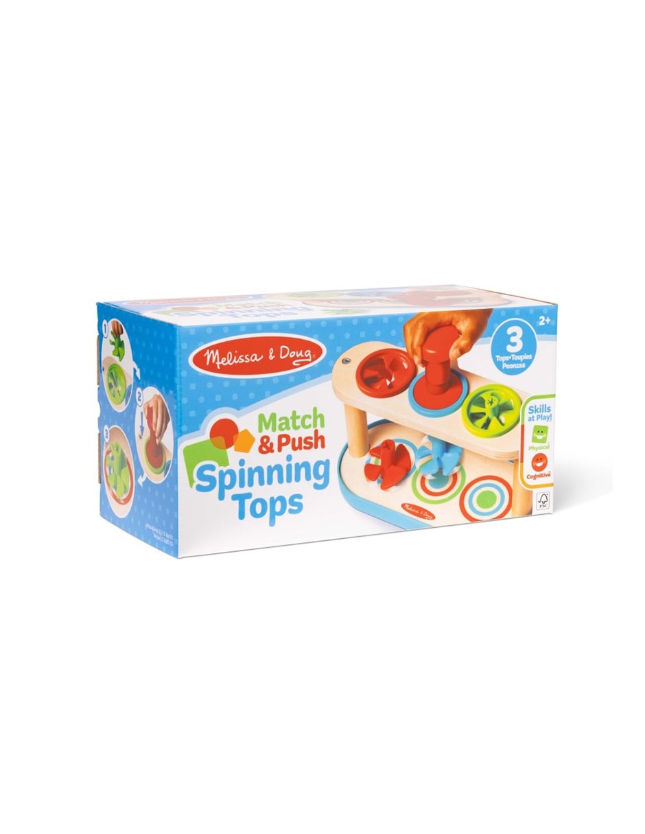 Empareja Y Empuja Trompos Giratorios juego didáctico infantil unisex Empareja Y Empuja Trompos Giratorios juego didáctico infantil unisex