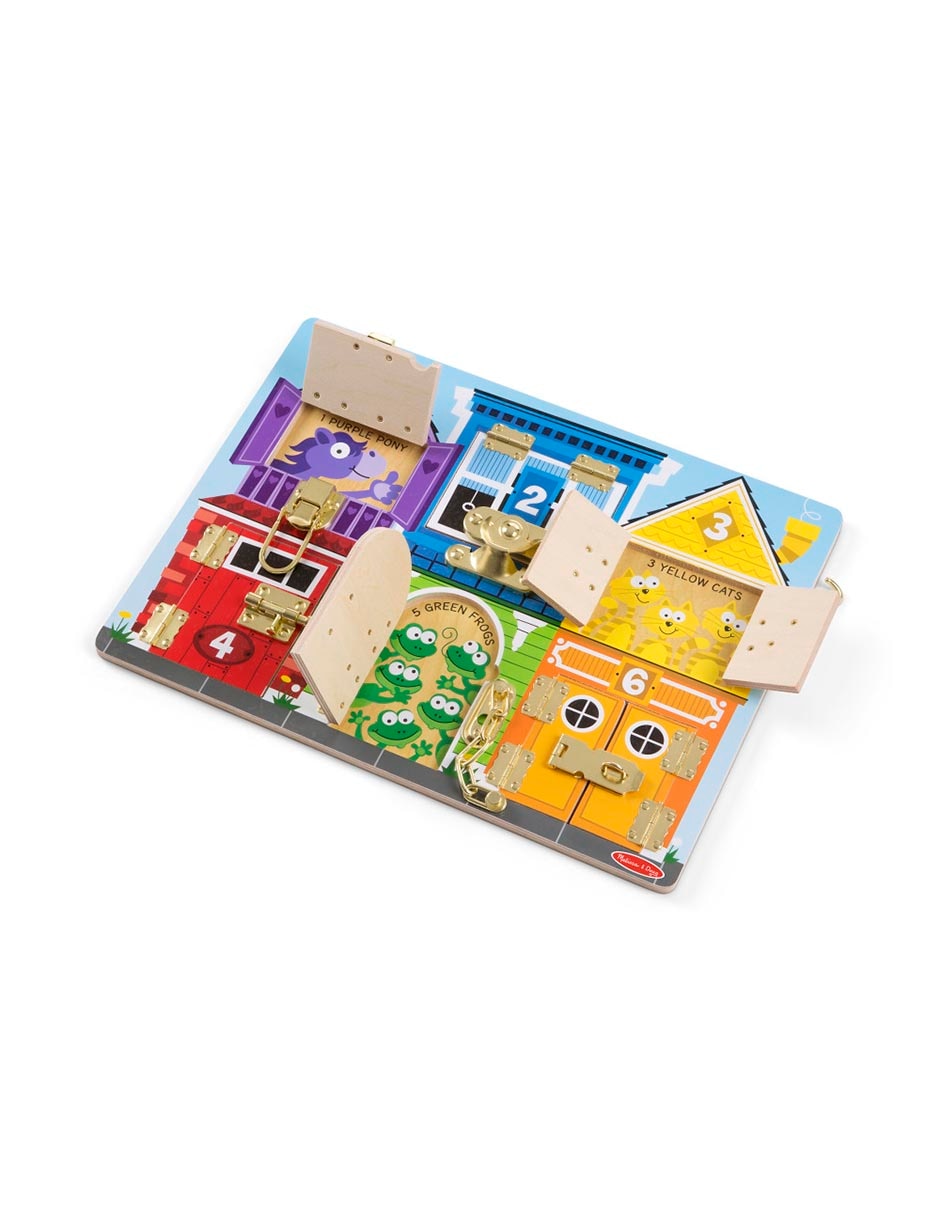 Tablero De Juego Con Cerraduras juego armable infantil unisex 2