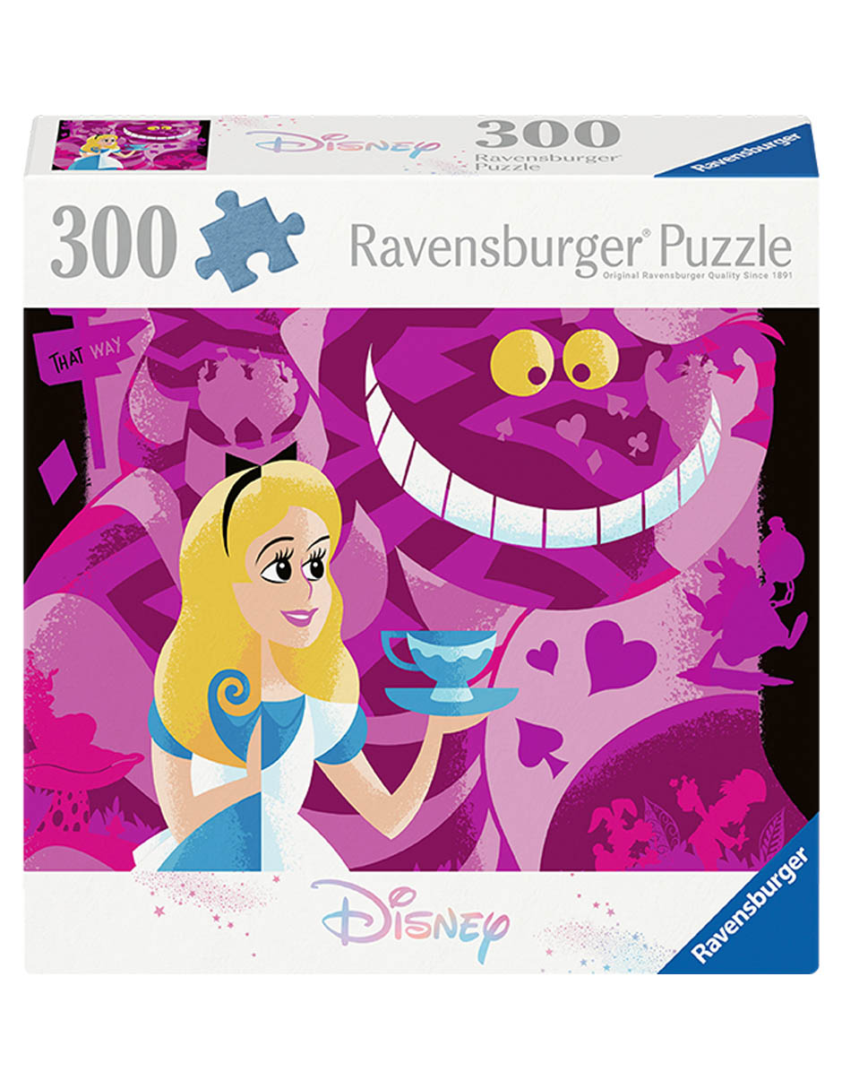Rompecabezas Familia Disney Alicia en el País de las Maravillas 300 piezas