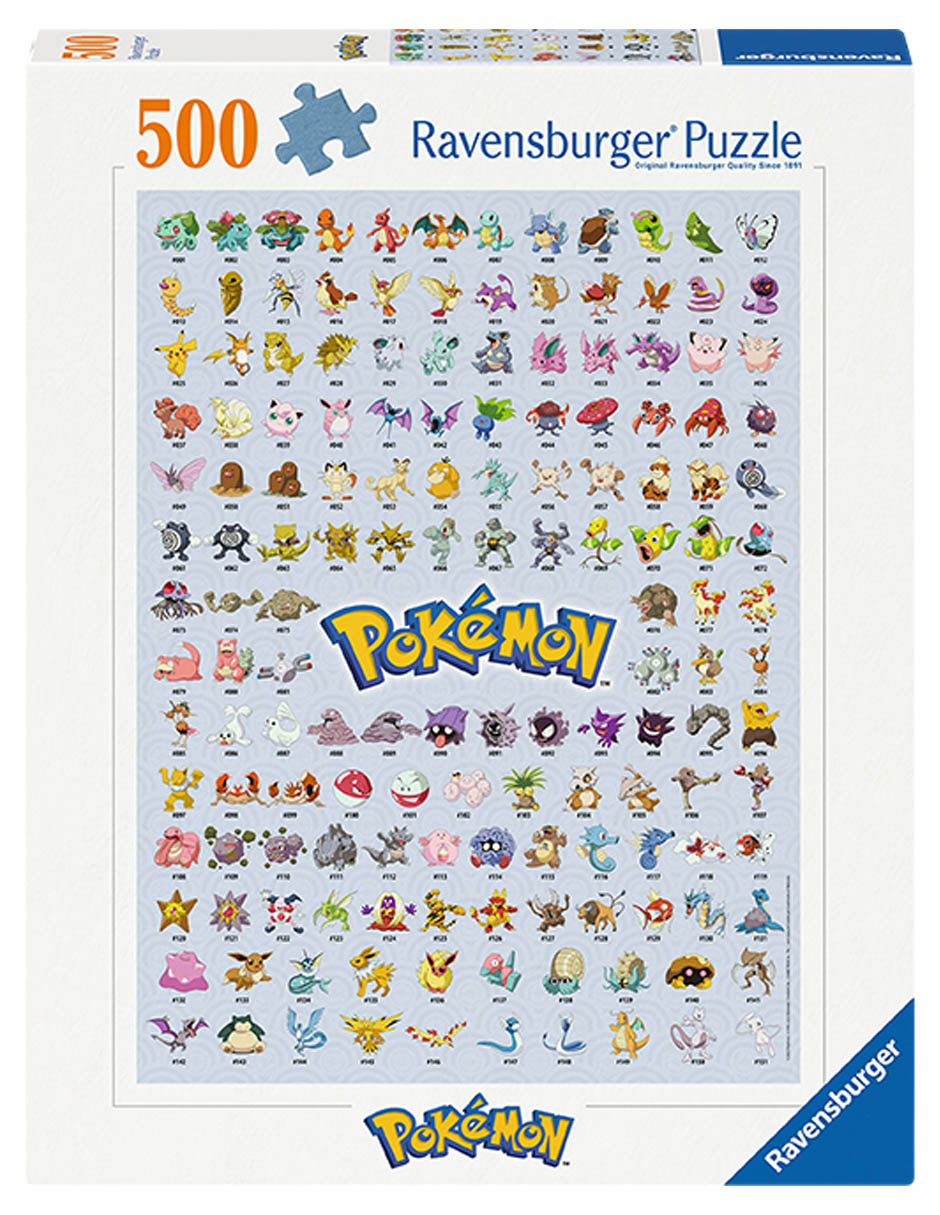 Rompecabezas caricaturas Pokémon Canto 500 piezas Rompecabezas caricaturas Pokémon Canto 500 piezas