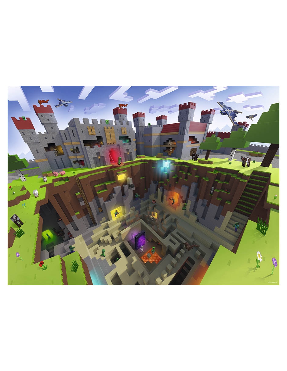 Rompecabezas videojuegos Minecraft cutaway 300 piezas 2