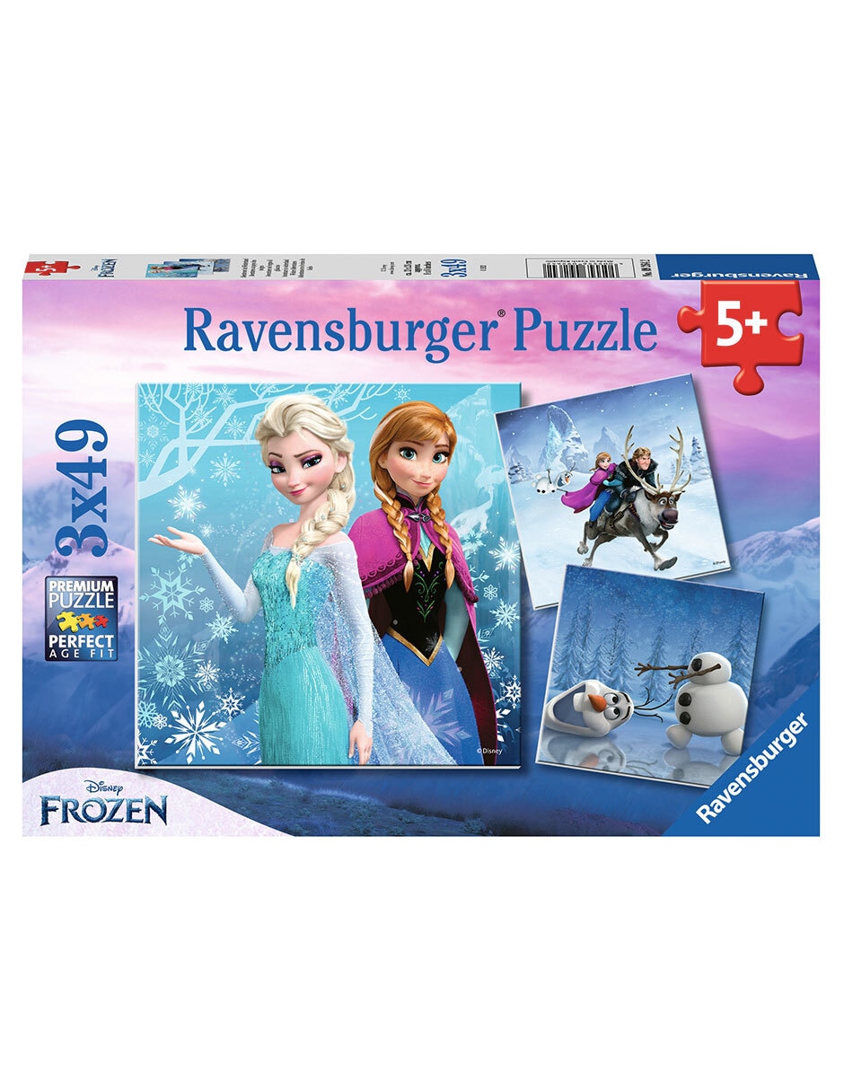 Set rompecabezas Frozen Aventuras en el reino 147 piezas