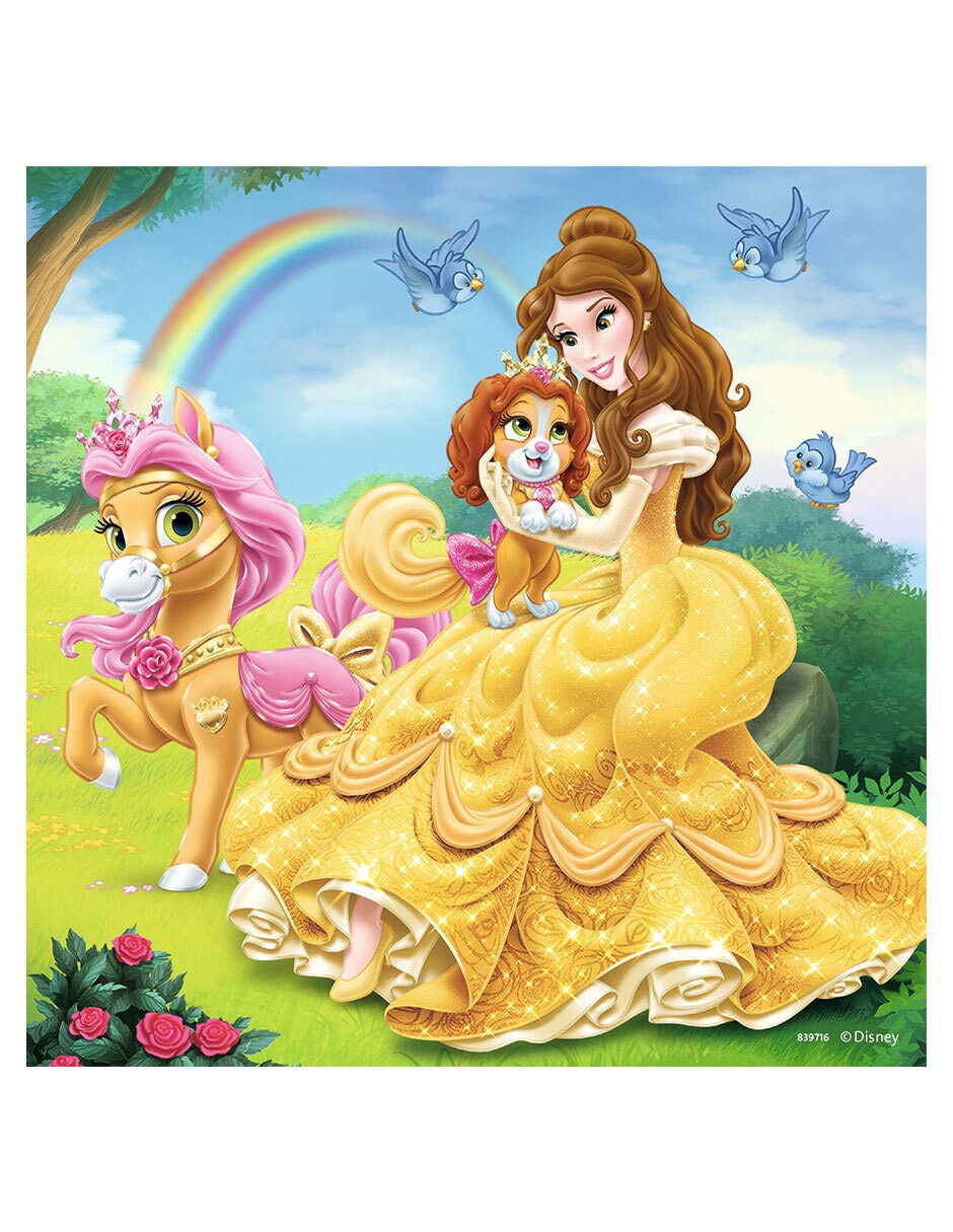 Set de rompecabezas Disney Princess Bella, Cenicienta y Rapunzel 147 piezas 5