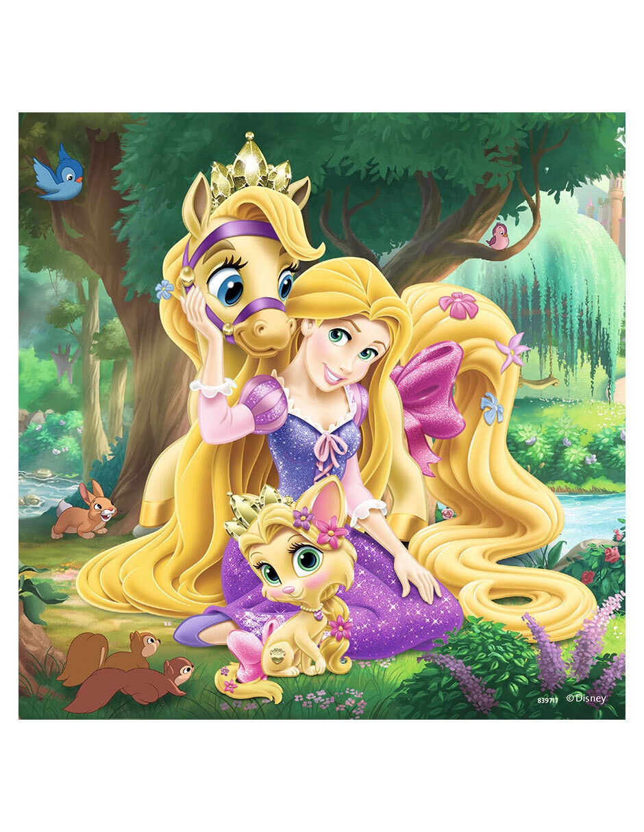 Set de rompecabezas Disney Princess Bella, Cenicienta y Rapunzel 147 piezas 6