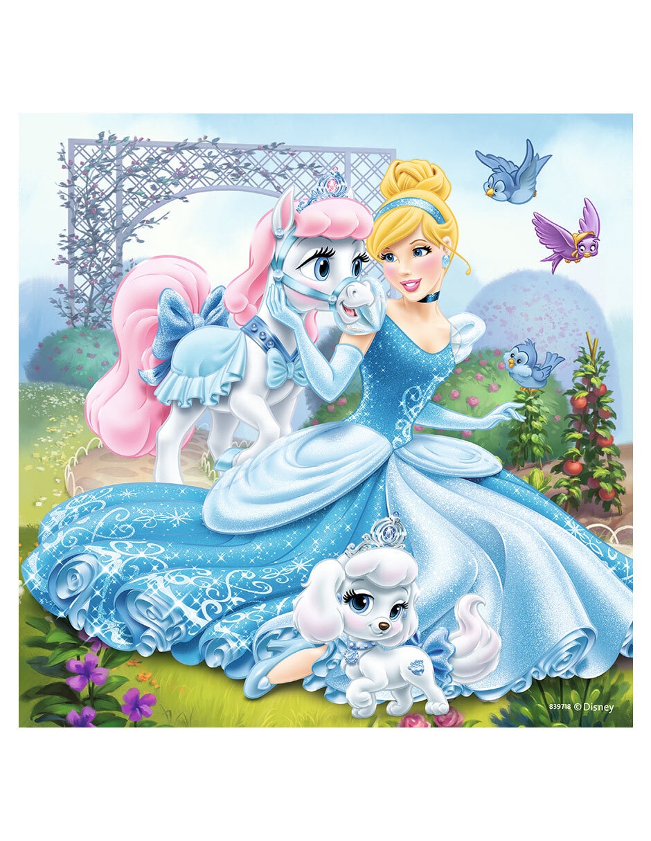 Set de rompecabezas Disney Princess Bella, Cenicienta y Rapunzel 147 piezas 7