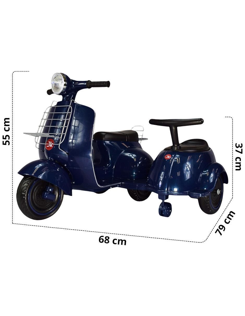 Moto montable Gemelar recargable 6