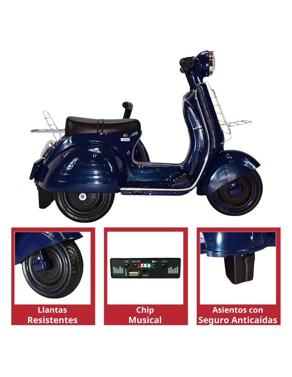 Moto montable Gemelar recargable 4