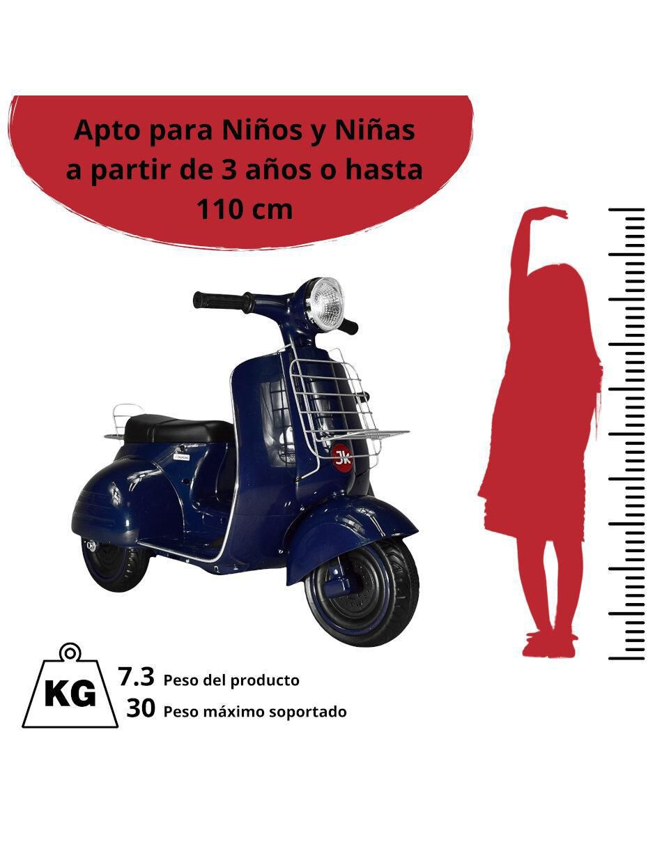 Moto montable Gemelar recargable 5
