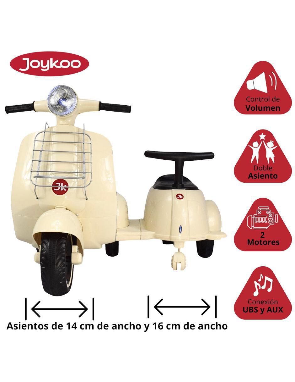 Moto montable Joykoo Gemelar recargable