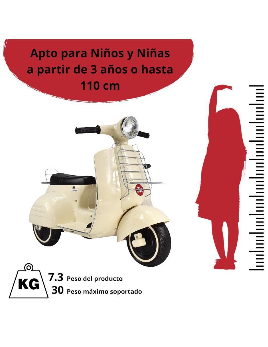 Moto montable Joykoo Gemelar recargable