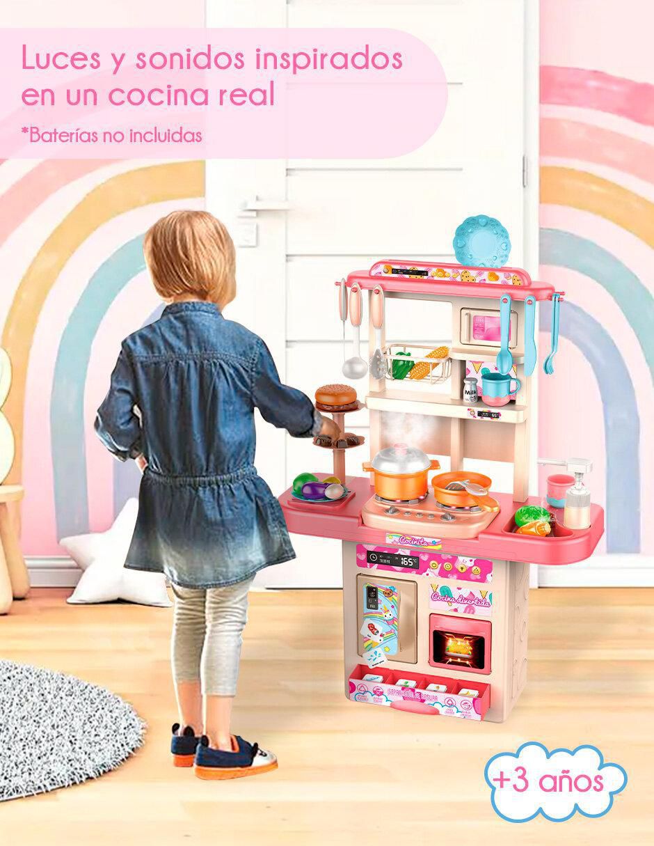 Cocinita infantil juguete juego de rol para niños 4