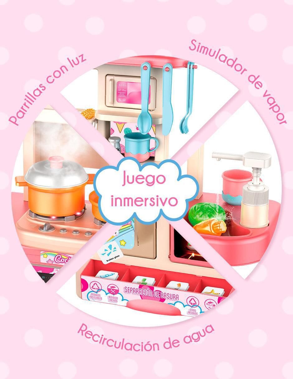 Cocinita infantil juguete juego de rol para niños 5