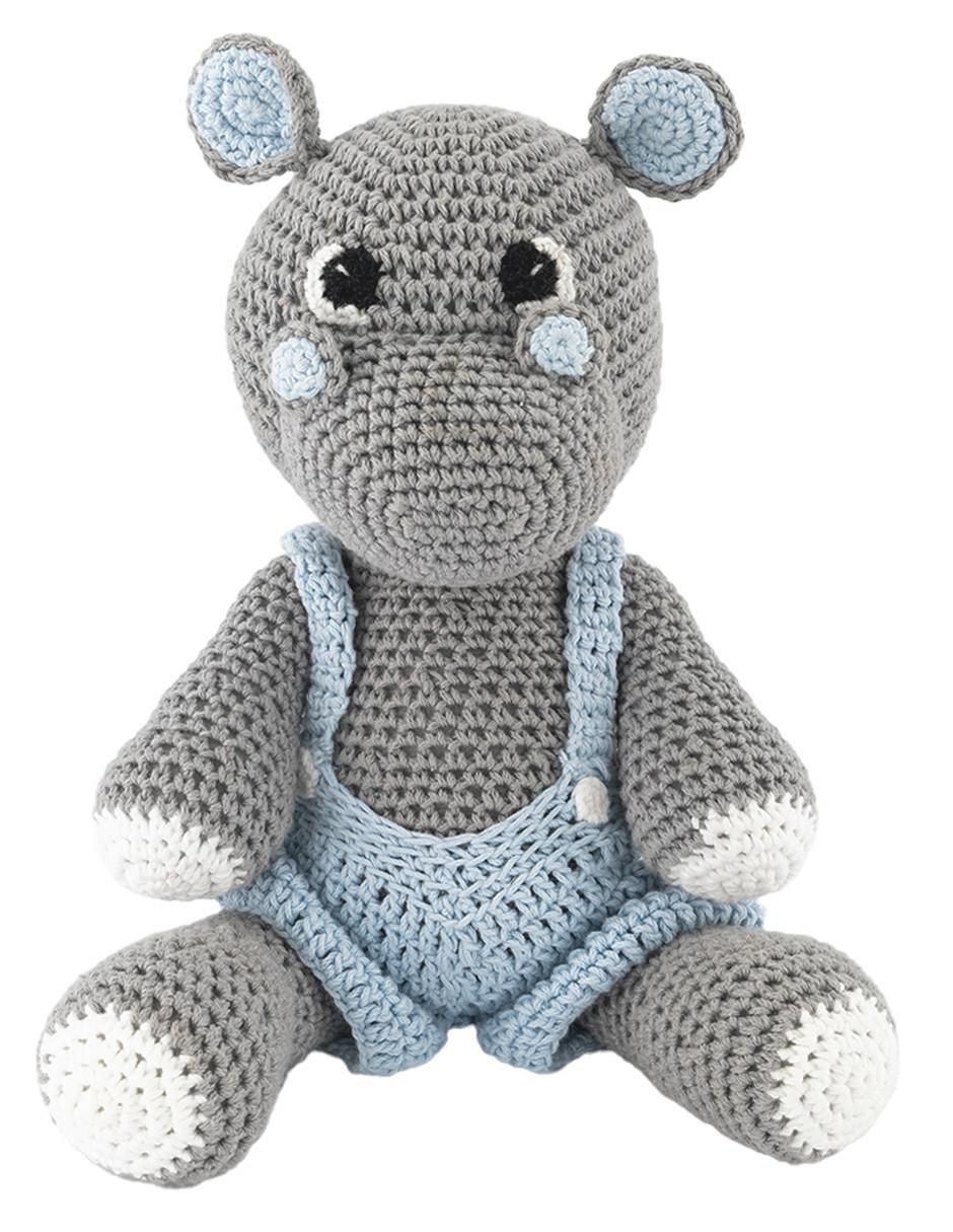 Peluche de hipopótamo hecho a mano de 37 cm Peluche de hipopótamo hecho a mano de 37 cm