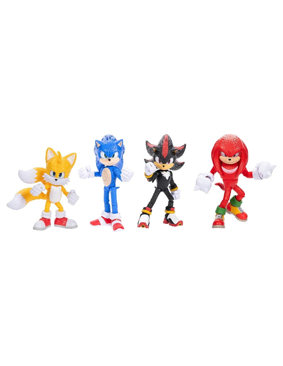 Set figuras acción articulada Sonic The Hedgehog Sonic