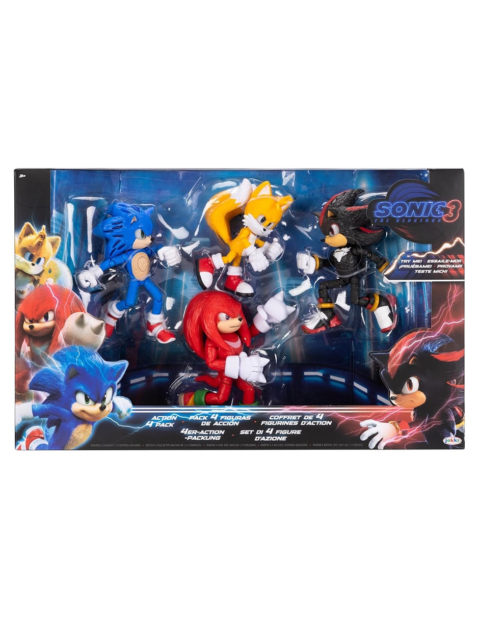 Set figuras acción articulada Sonic The Hedgehog Sonic 6