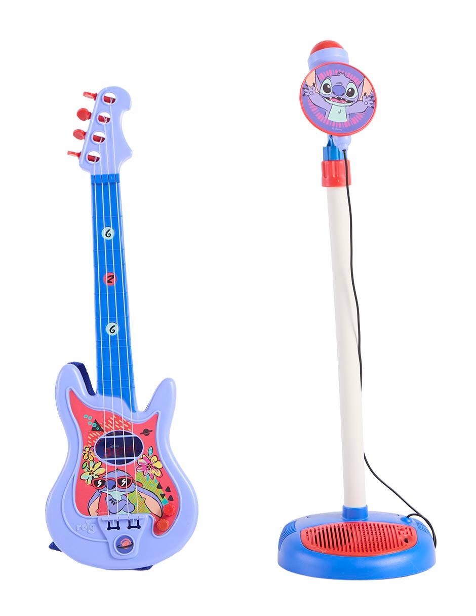 Set guitarra y micrófono Disney Stitch