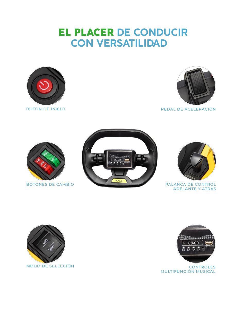 Automóvil montable GO KART TURBOX recargable 2