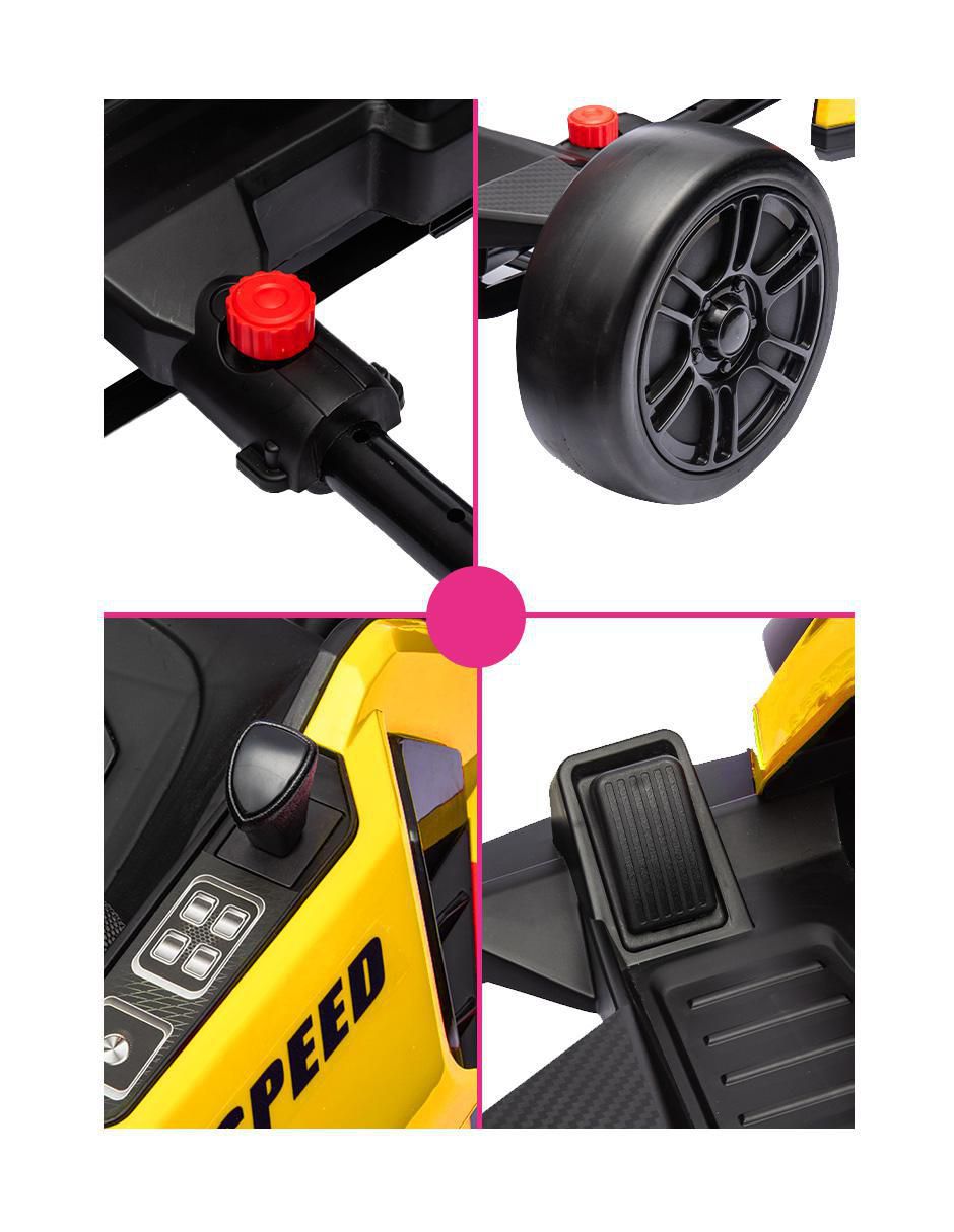 Automóvil montable GO KART TURBOX recargable 6