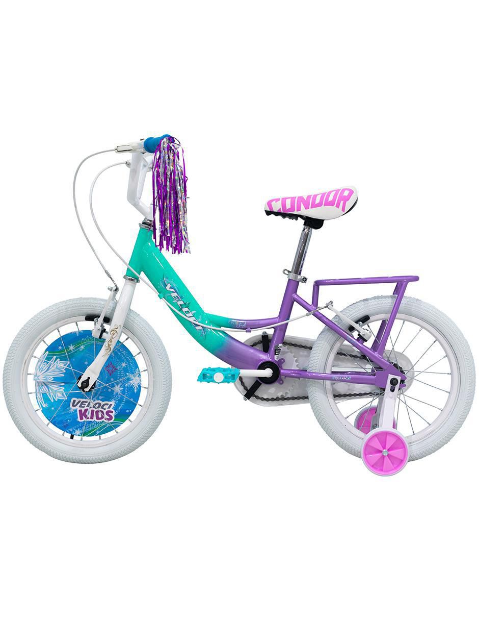 Bicicleta infantil rodada 16 para niña 4