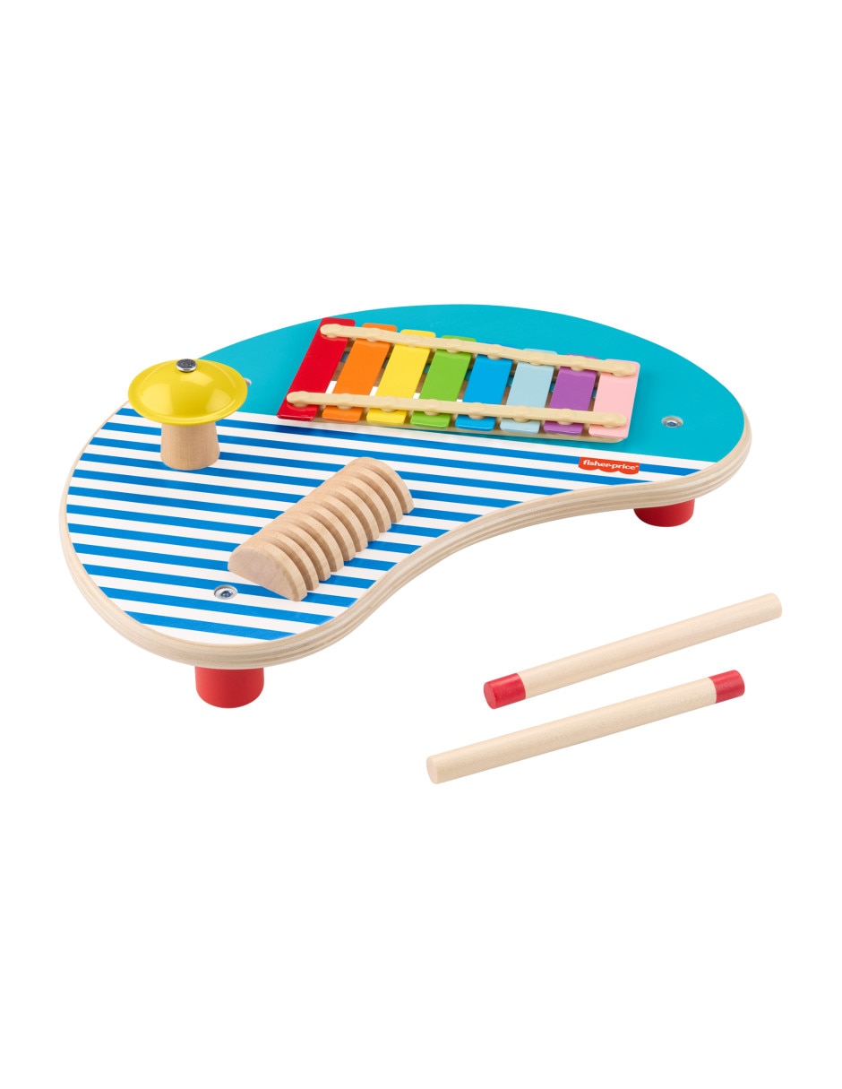 Xilófono Fisher Price Wooden Music Table Toys 