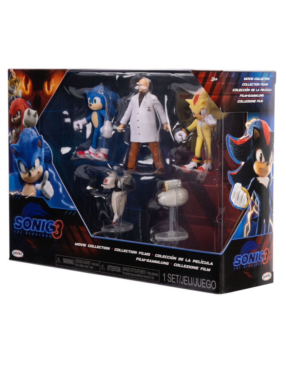 Set figuras acción Sonic The Hedgehog 3 Movie Collection 13