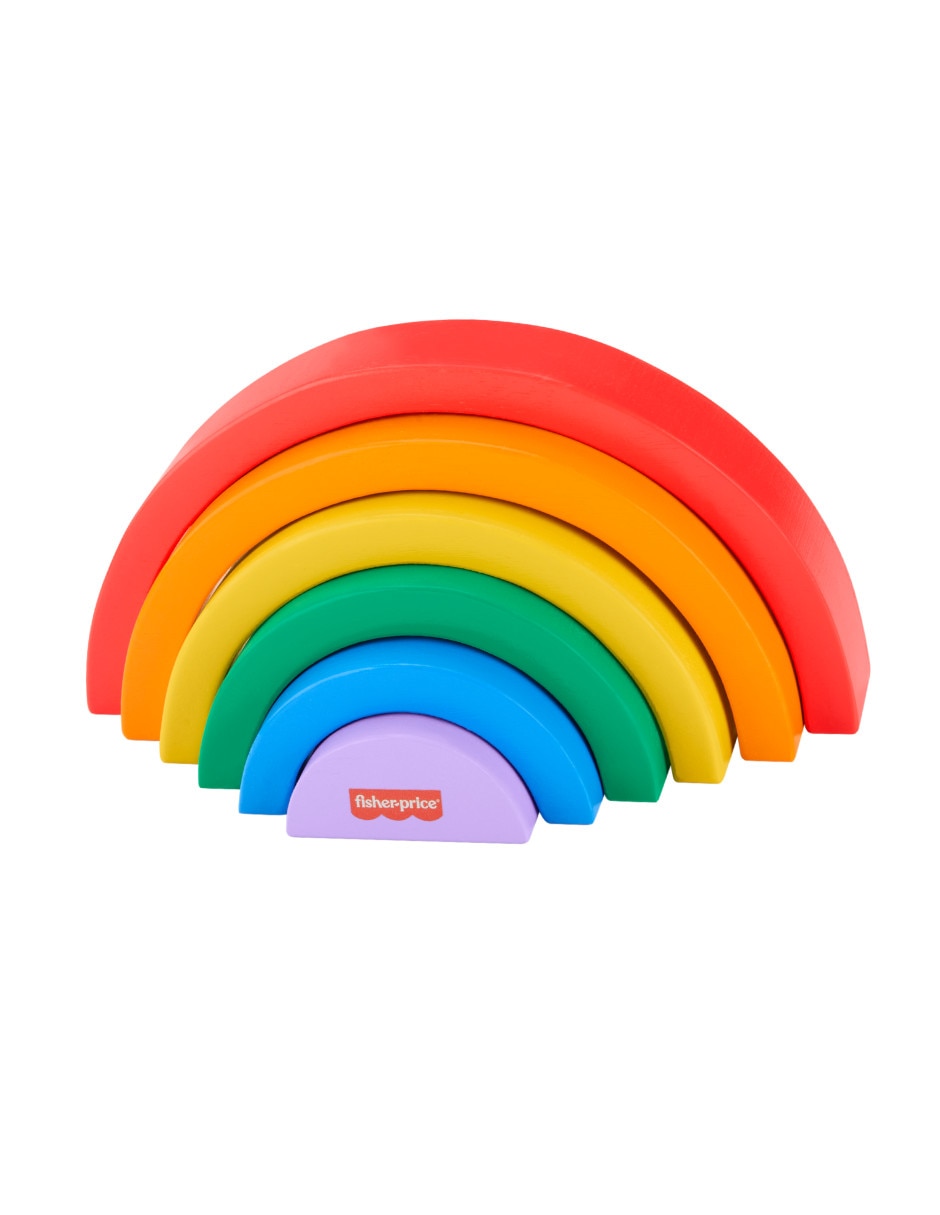 Arcoíris Apilable juego didáctico infantil unisex