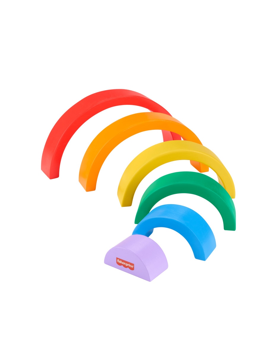 Arcoíris Apilable juego didáctico infantil unisex