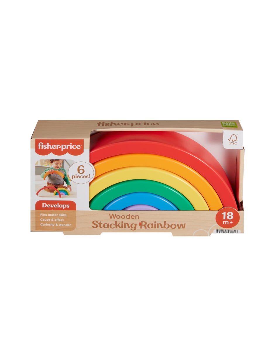 Arcoíris Apilable juego didáctico infantil unisex 6